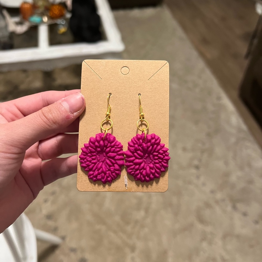 Polymer clay earrings